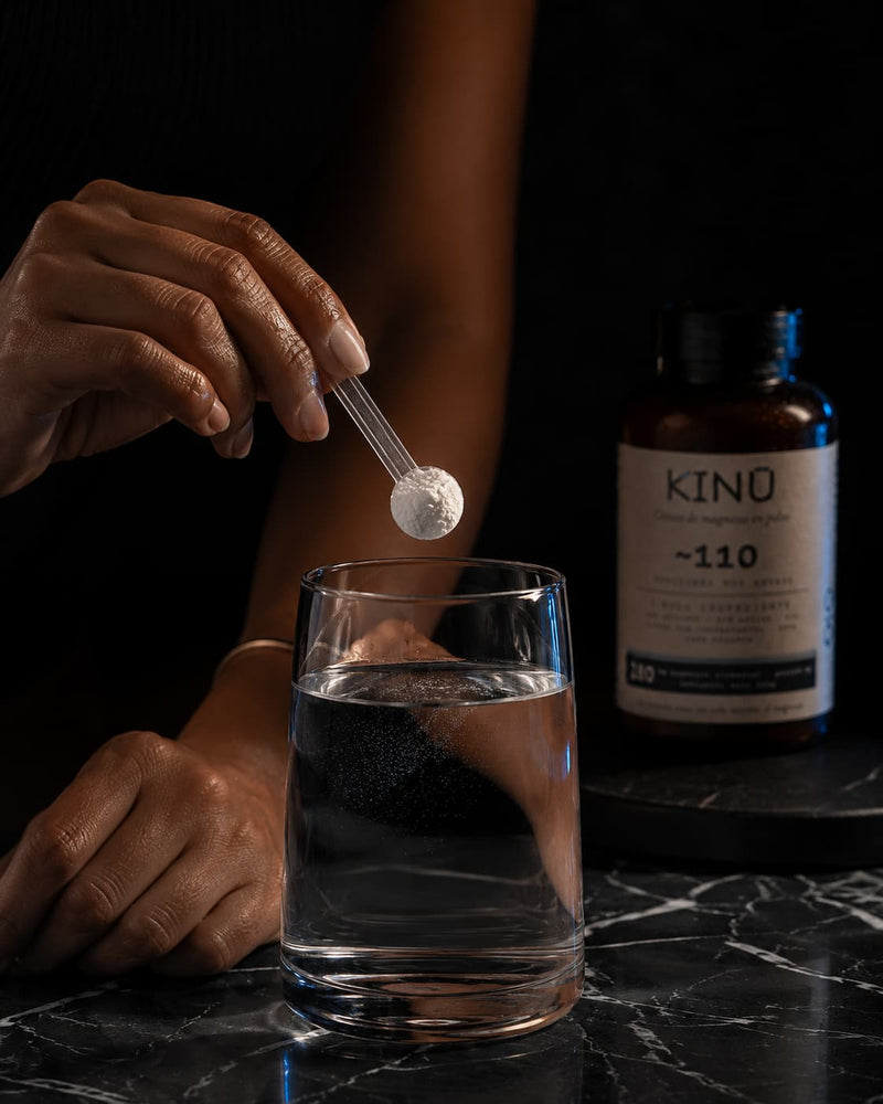 KINU Magnesio | Citrato Puro en Polvo para Dormir Mejor