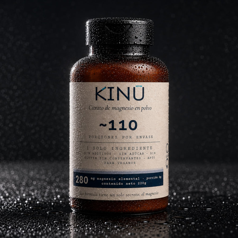 KINU Magnesio | Citrato Puro en Polvo para Dormir Mejor